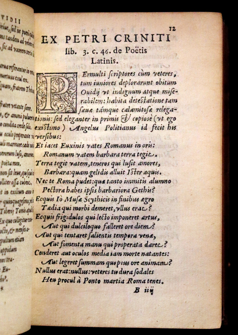 1560 Scarce Edition - Ovid's Metamorphoses, Metamorphoseon Libri XV