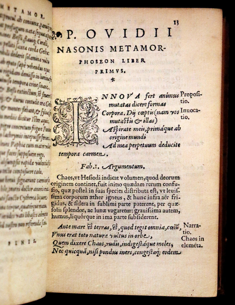 1560 Scarce Edition - Ovid's Metamorphoses, Metamorphoseon Libri XV