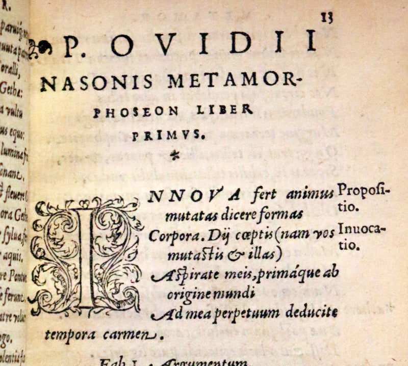 1560 Scarce Edition - Ovid's Metamorphoses, Metamorphoseon Libri XV