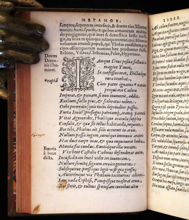 1560 Scarce Edition - Ovid's Metamorphoses, Metamorphoseon Libri XV