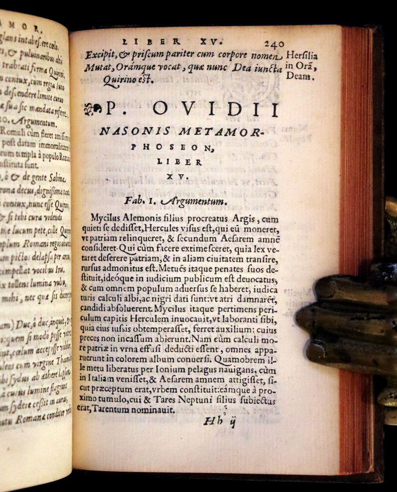 1560 Scarce Edition - Ovid's Metamorphoses, Metamorphoseon Libri XV