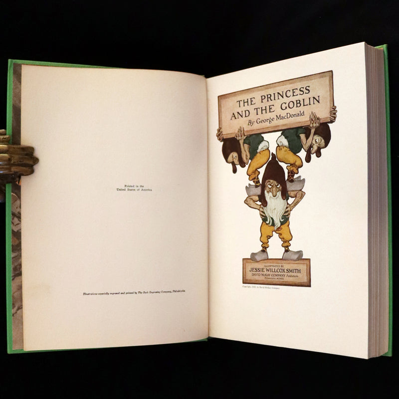 1920 Rare Book - The Princess and the Goblin Illustrated by Jessie Willcox Smith