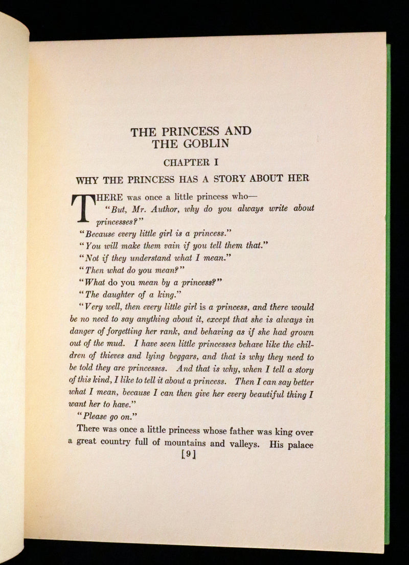 1920 Rare Book - The Princess and the Goblin Illustrated by Jessie Willcox Smith