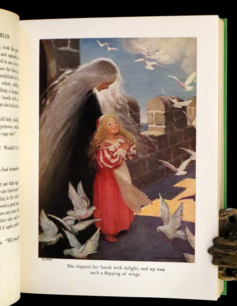 1920 Rare Book - The Princess and the Goblin Illustrated by Jessie Willcox Smith