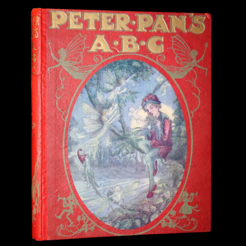 1913 First UK Edition - Peter Pan's ABC Illustrated in Colour by Flora White