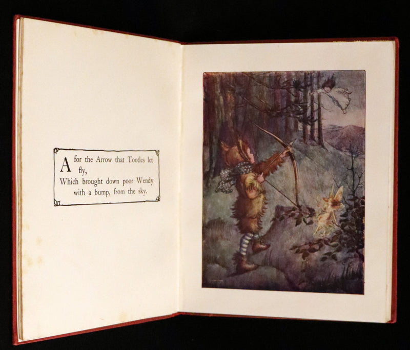1913 First UK Edition - Peter Pan's ABC Illustrated in Colour by Flora White