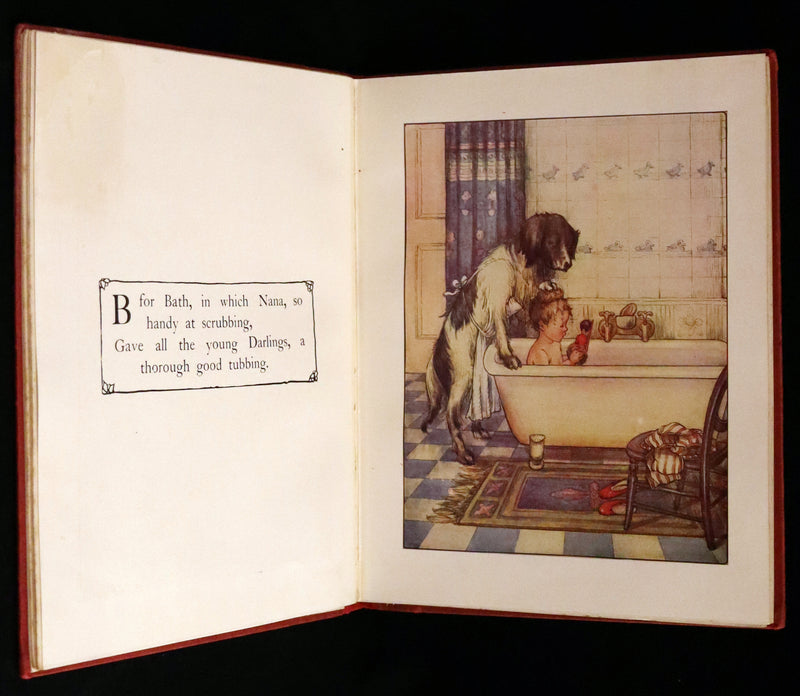 1913 First UK Edition - Peter Pan's ABC Illustrated in Colour by Flora White