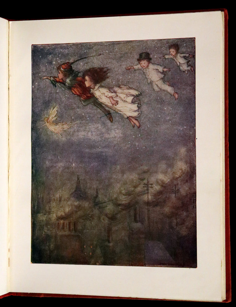 1913 First UK Edition - Peter Pan's ABC Illustrated in Colour by Flora White