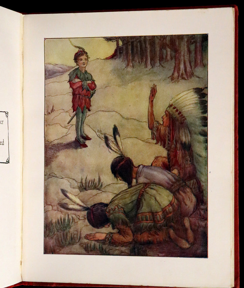 1913 First UK Edition - Peter Pan's ABC Illustrated in Colour by Flora White