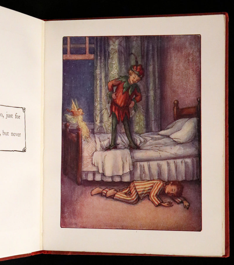 1913 First UK Edition - Peter Pan's ABC Illustrated in Colour by Flora White