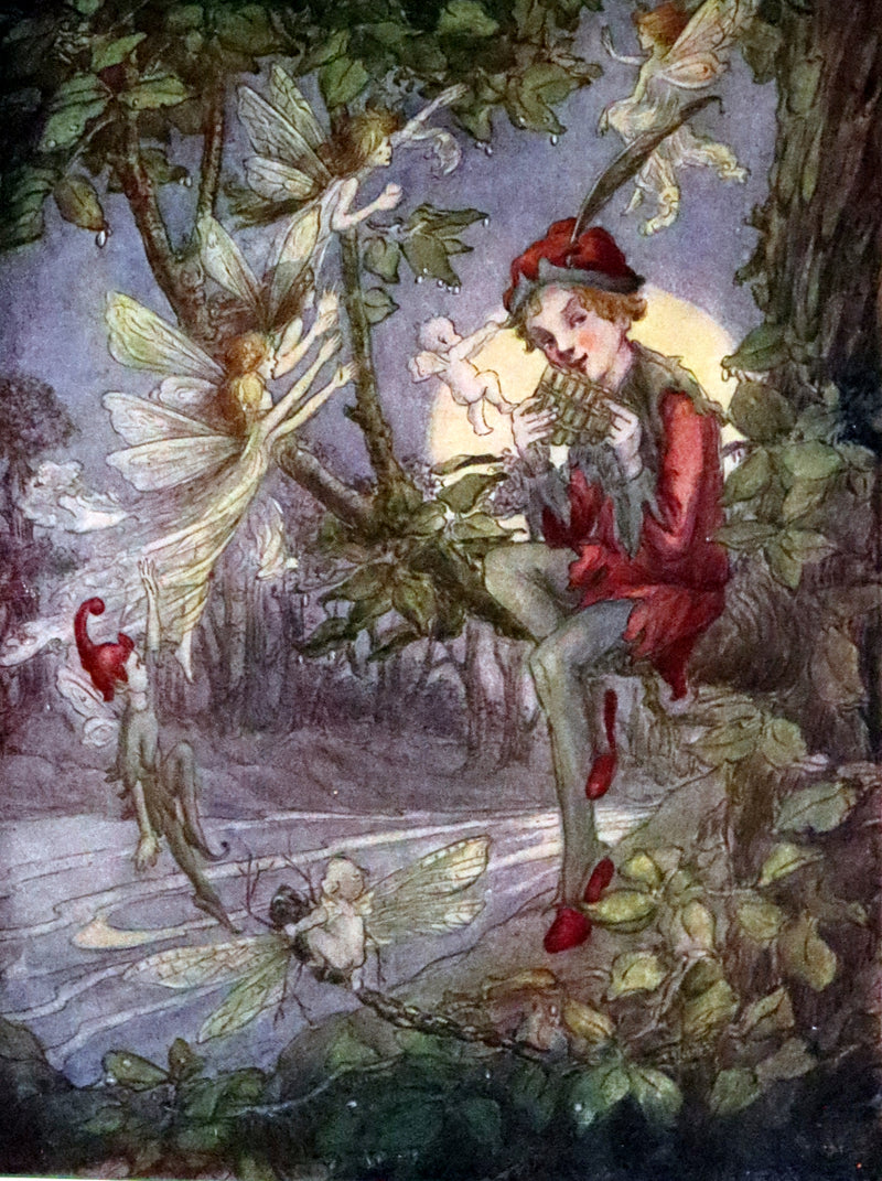 1913 First UK Edition - Peter Pan's ABC Illustrated in Colour by Flora White