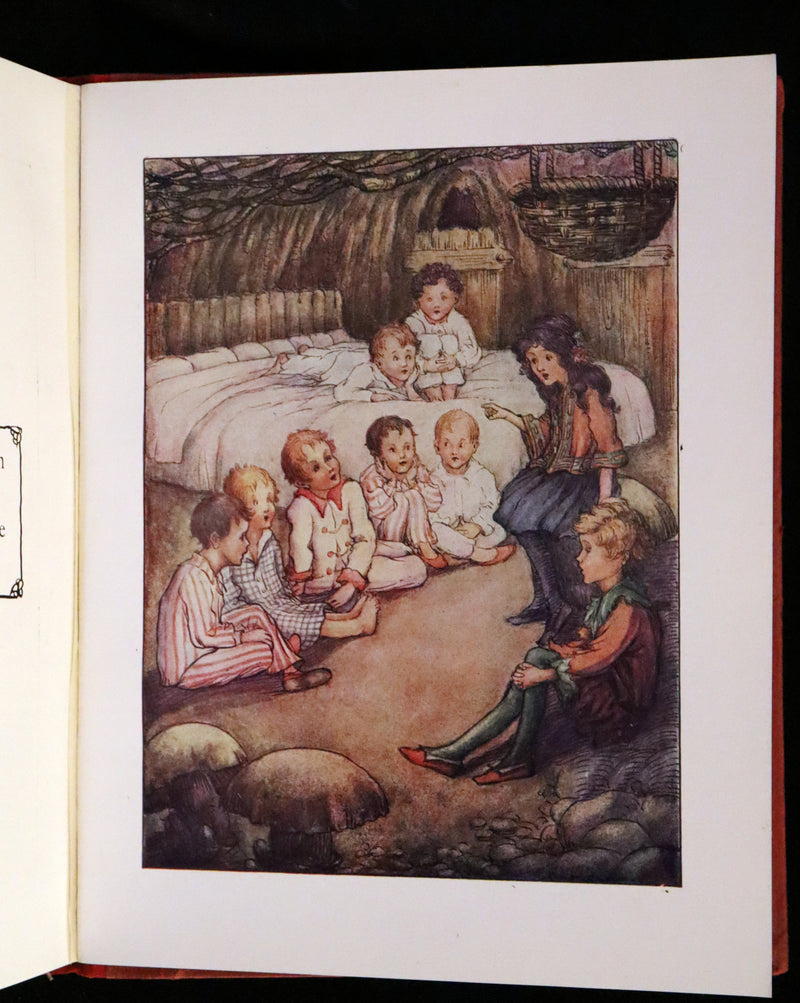 1913 First UK Edition - Peter Pan's ABC Illustrated in Colour by Flora White