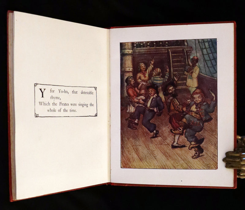 1913 First UK Edition - Peter Pan's ABC Illustrated in Colour by Flora White