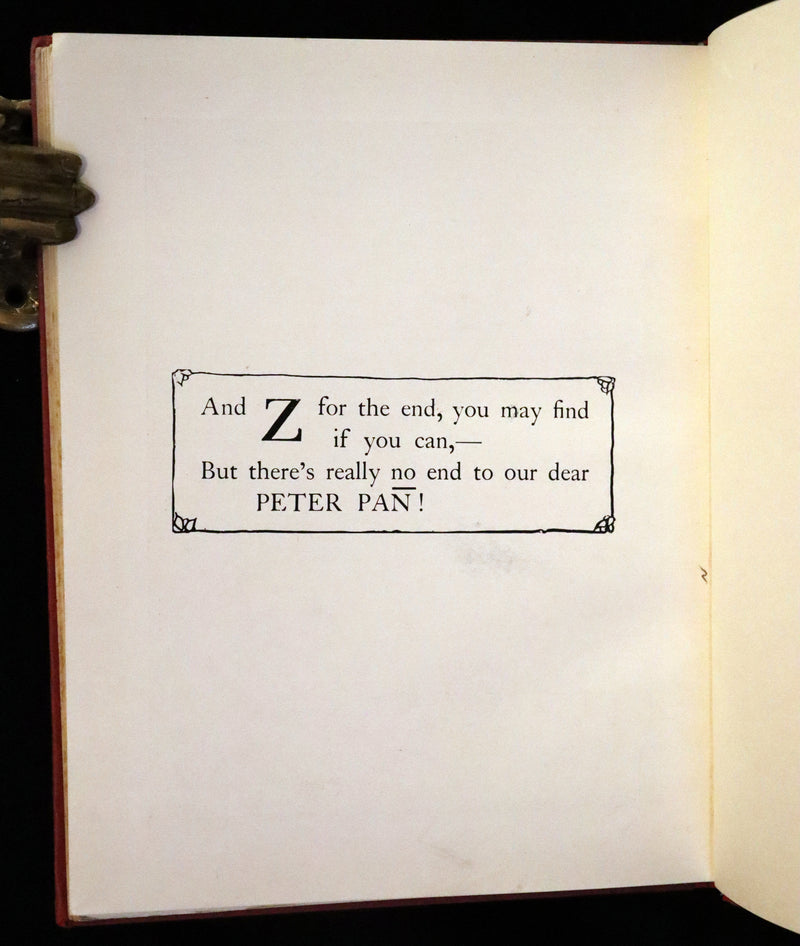 1913 First UK Edition - Peter Pan's ABC Illustrated in Colour by Flora White