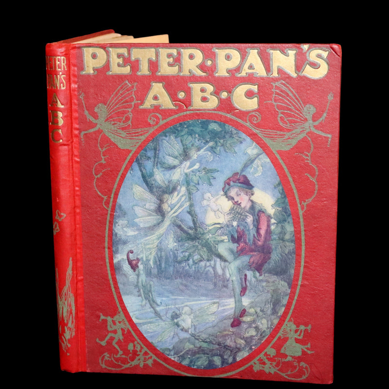 1913 First UK Edition - Peter Pan's ABC Illustrated in Colour by Flora White