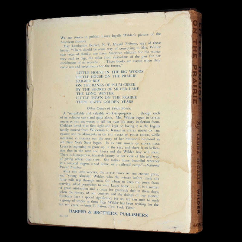 1948 Rare Book - Little House on the Prairie by Laura Ingalls Wilder