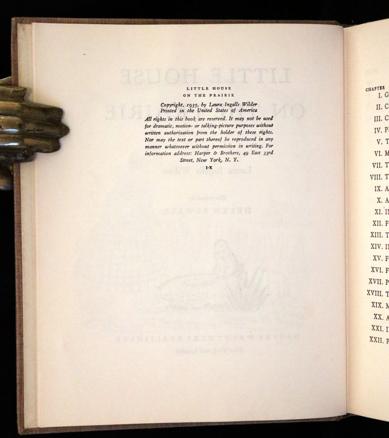 1948 Rare Book - Little House on the Prairie by Laura Ingalls Wilder