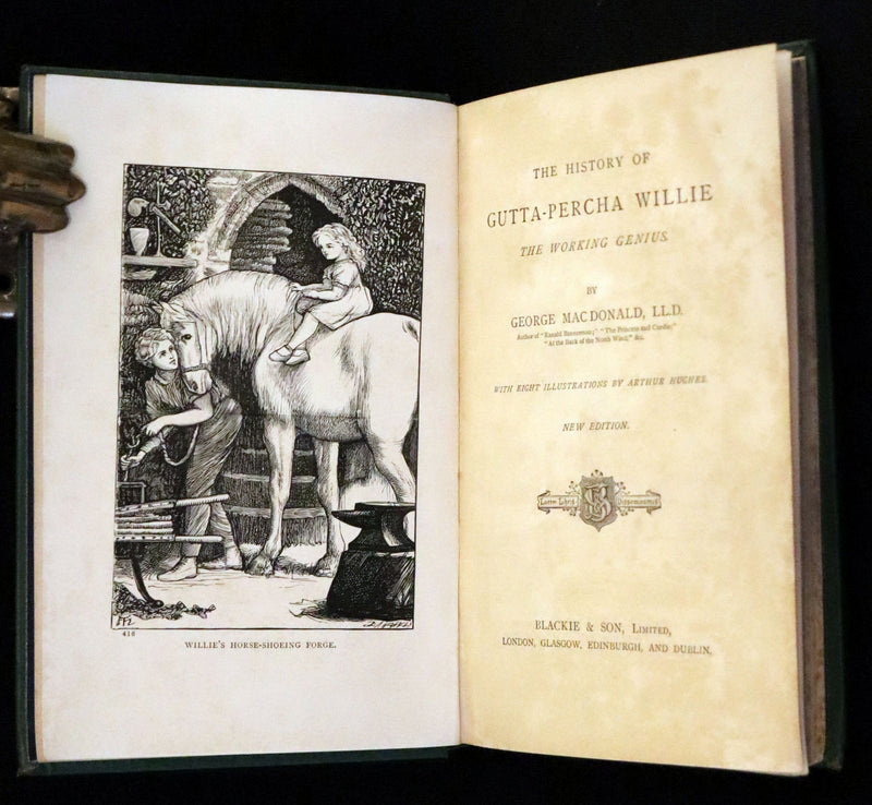 1890 Rare Book - History of Gutta-Percha Willie by George MacDonald