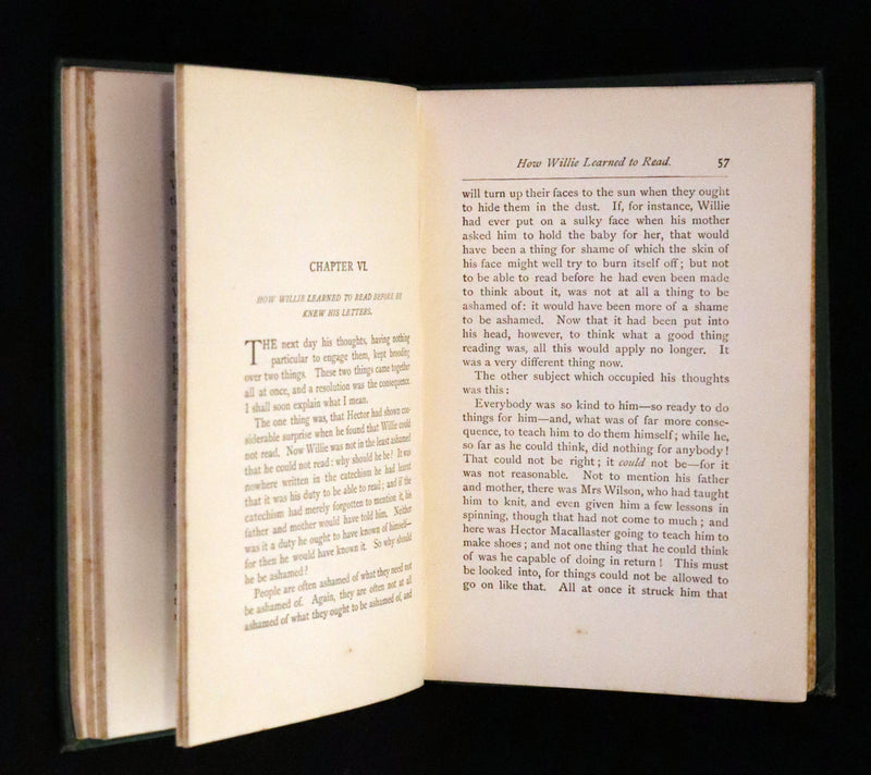 1890 Rare Book - History of Gutta-Percha Willie by George MacDonald