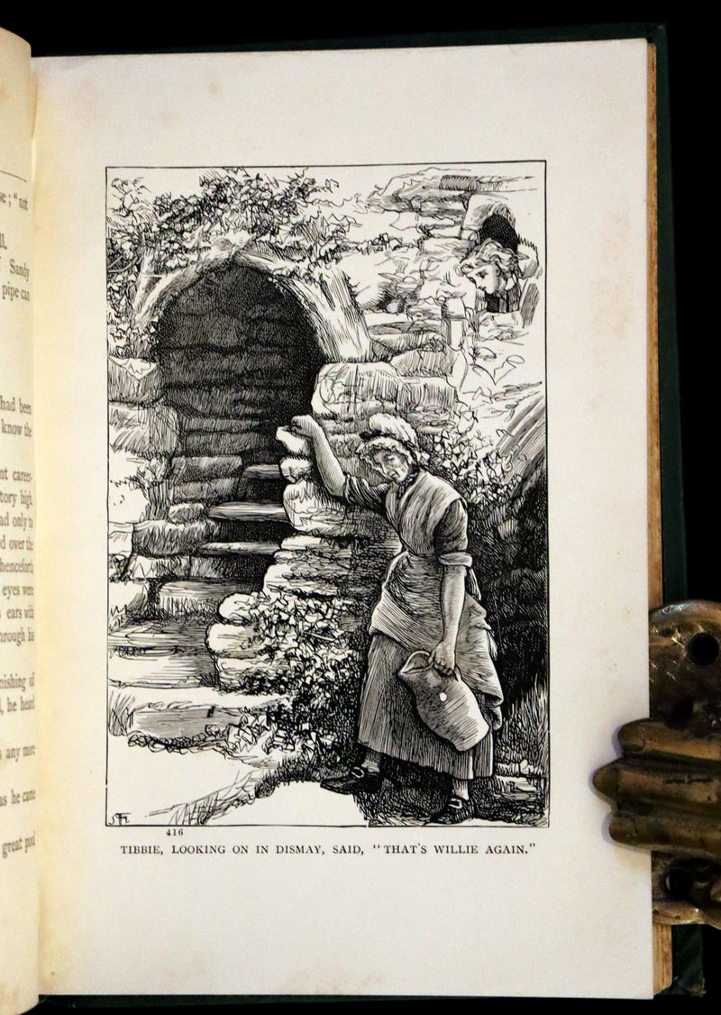 1890 Rare Book - History of Gutta-Percha Willie by George MacDonald