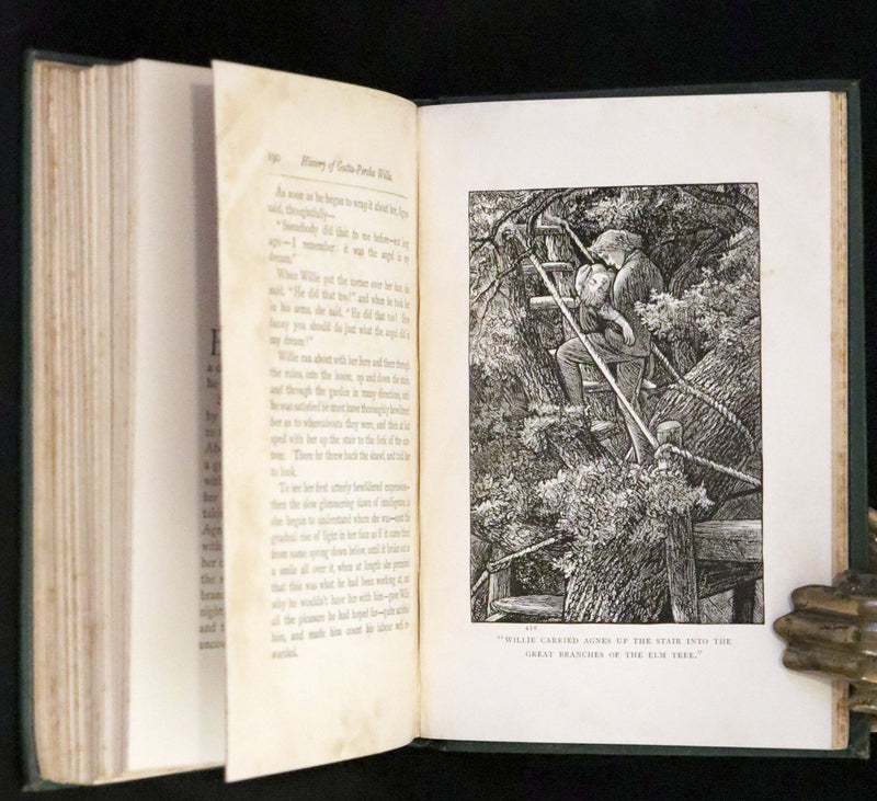 1890 Rare Book - History of Gutta-Percha Willie by George MacDonald