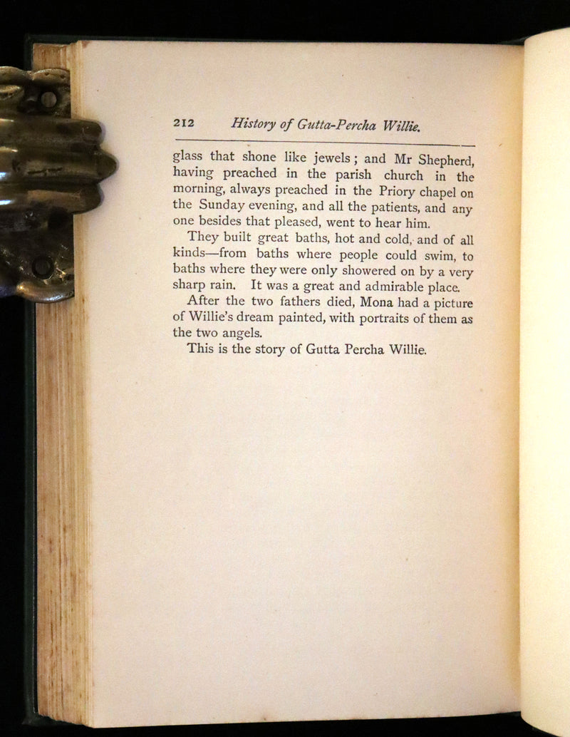1890 Rare Book - History of Gutta-Percha Willie by George MacDonald
