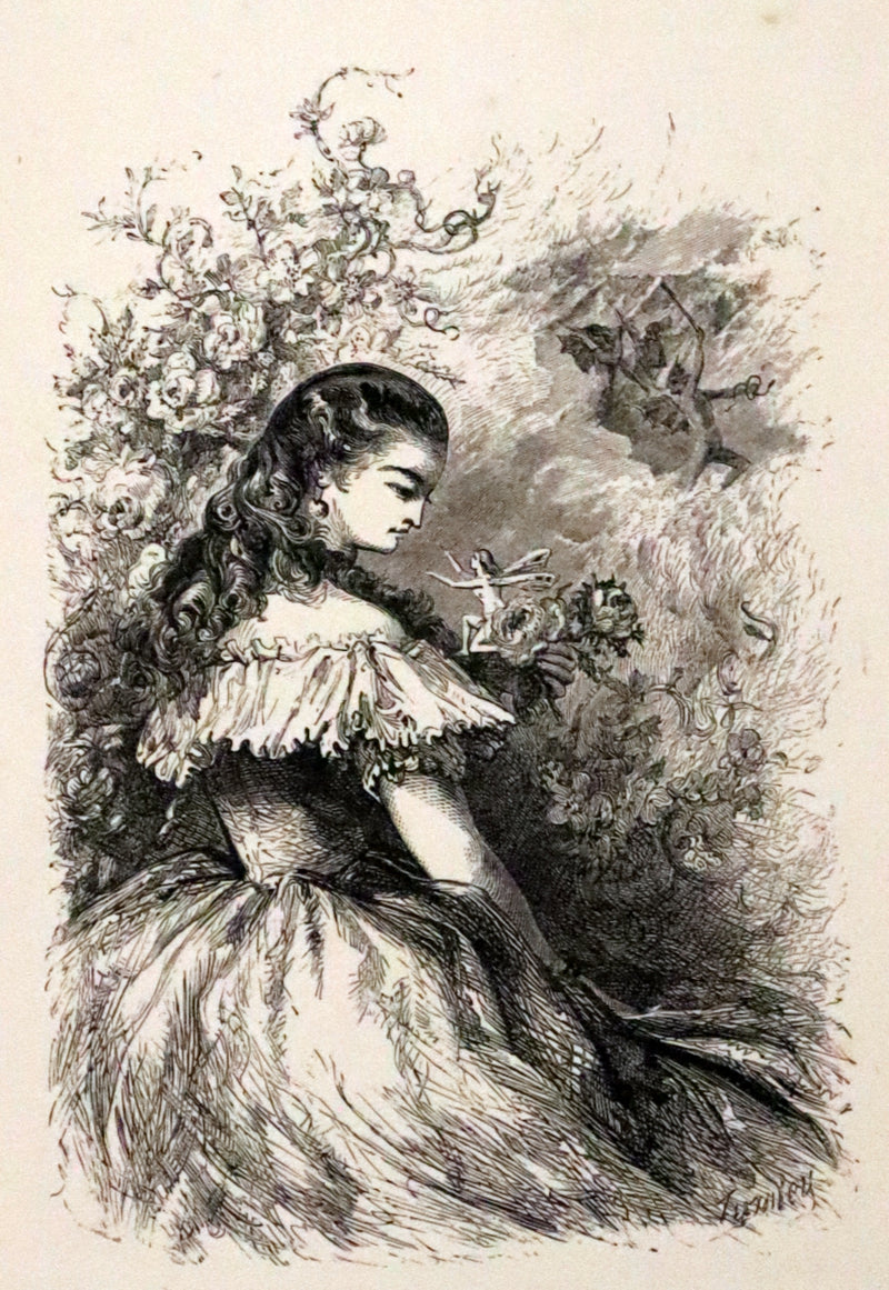 1867 Rare Book - The Culprit Fay by J. Rodman Drake Illustrated by A. Lumley