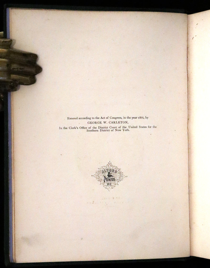 1867 Rare Book - The Culprit Fay by J. Rodman Drake Illustrated by A. Lumley