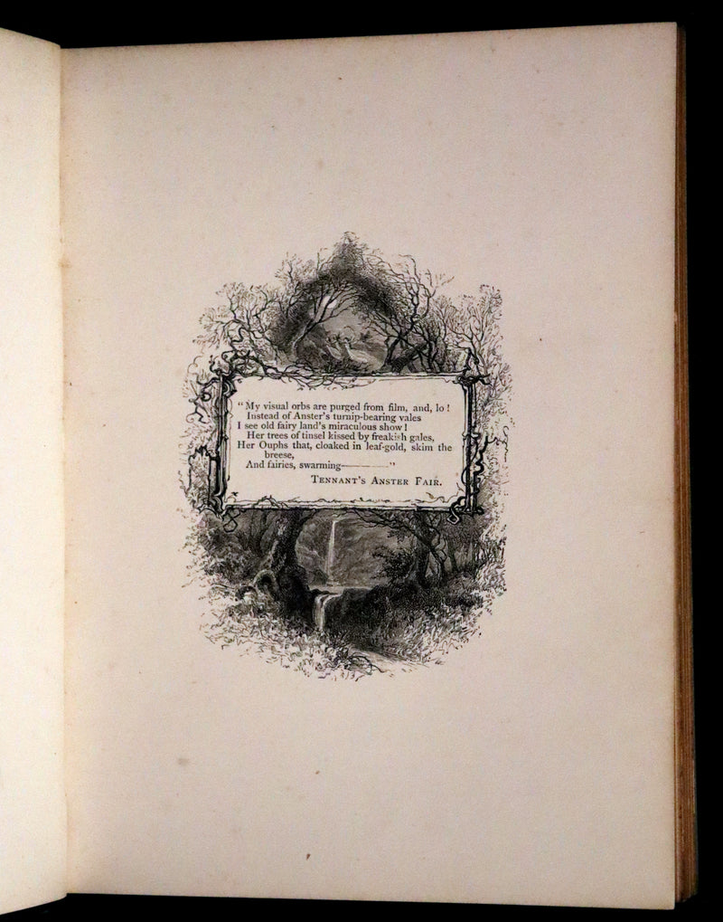 1867 Rare Book - The Culprit Fay by J. Rodman Drake Illustrated by A. Lumley