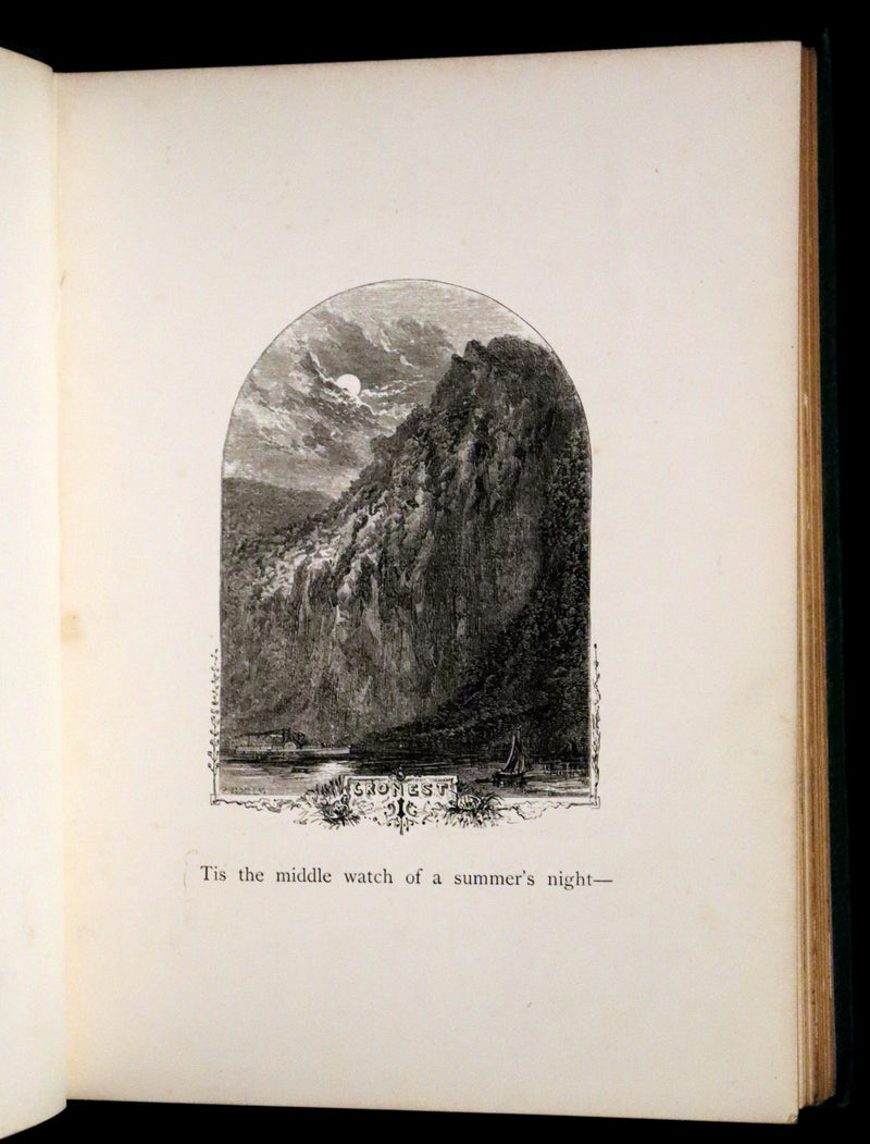 1867 Rare Book - The Culprit Fay by J. Rodman Drake Illustrated by A. Lumley