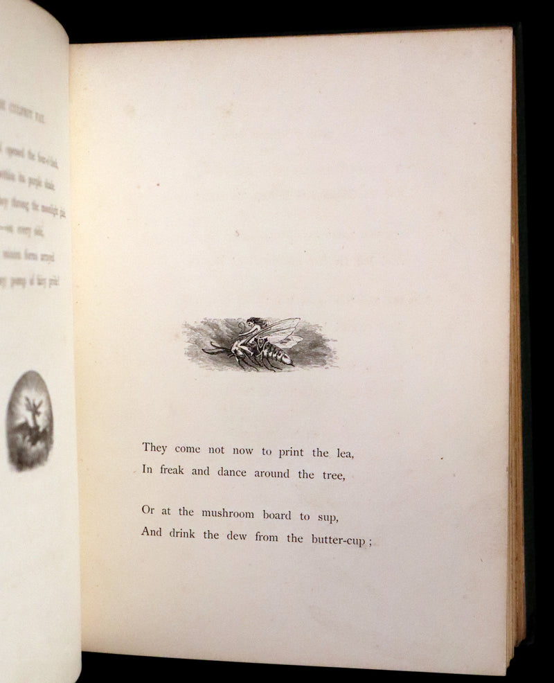 1867 Rare Book - The Culprit Fay by J. Rodman Drake Illustrated by A. Lumley