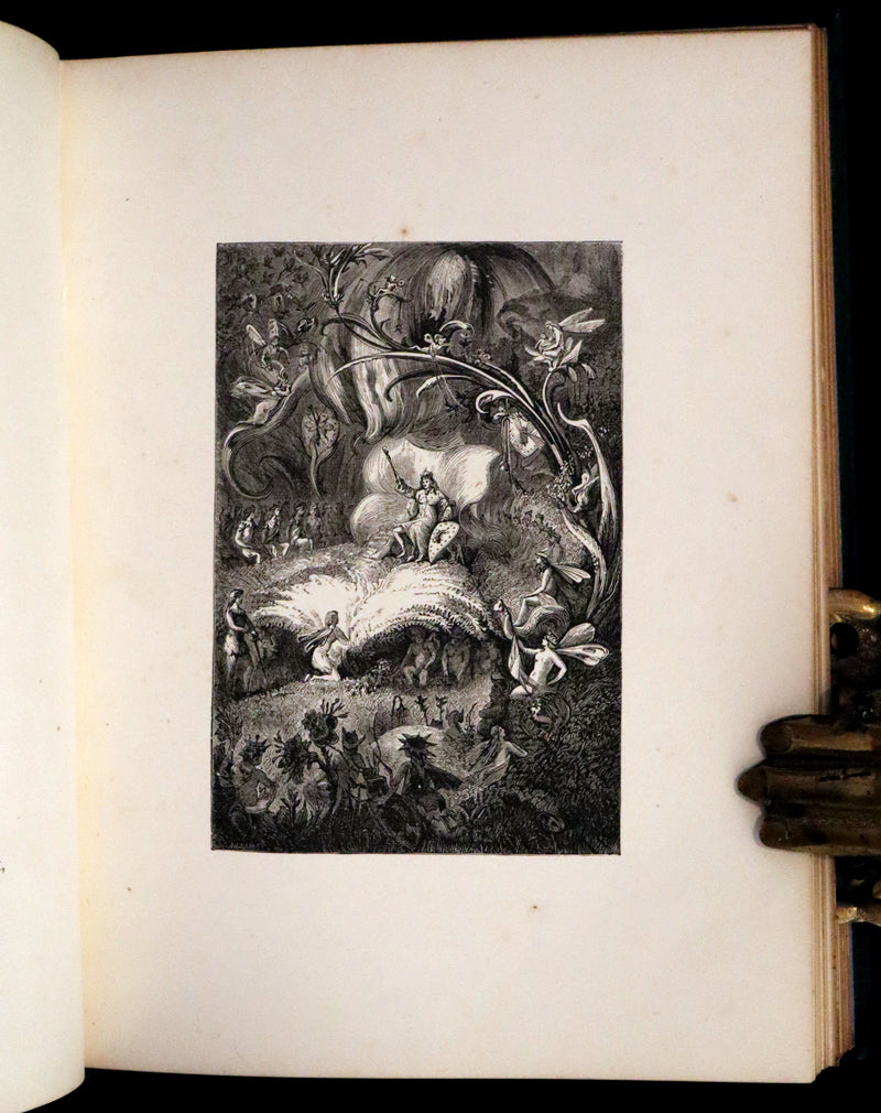 1867 Rare Book - The Culprit Fay by J. Rodman Drake Illustrated by A. Lumley