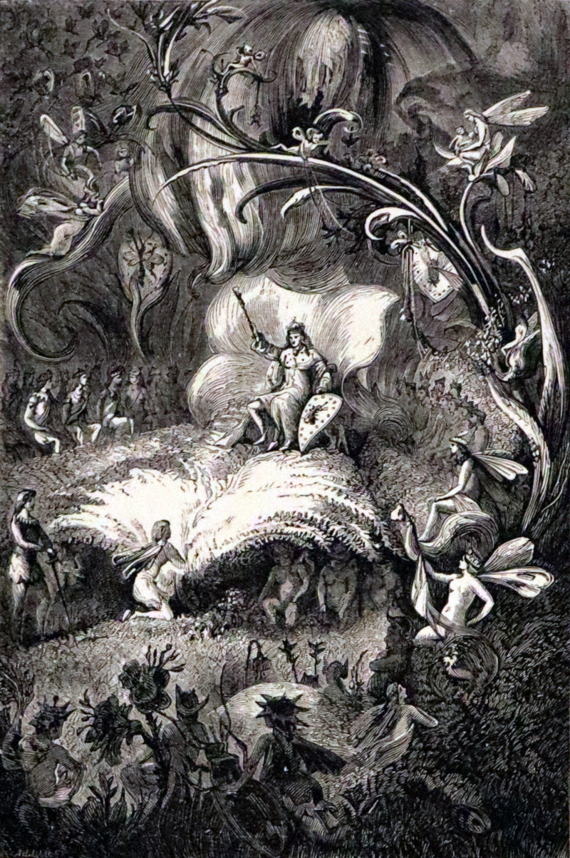 1867 Rare Book - The Culprit Fay by J. Rodman Drake Illustrated by A. Lumley