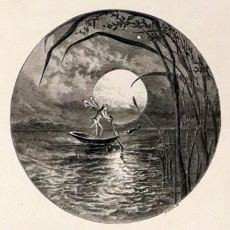 1867 Rare Book - The Culprit Fay by J. Rodman Drake Illustrated by A. Lumley