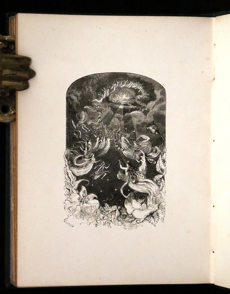 1867 Rare Book - The Culprit Fay by J. Rodman Drake Illustrated by A. Lumley