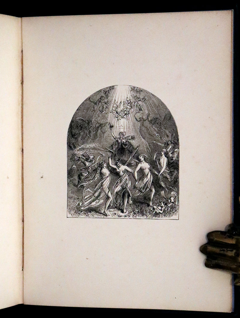 1867 Rare Book - The Culprit Fay by J. Rodman Drake Illustrated by A. Lumley