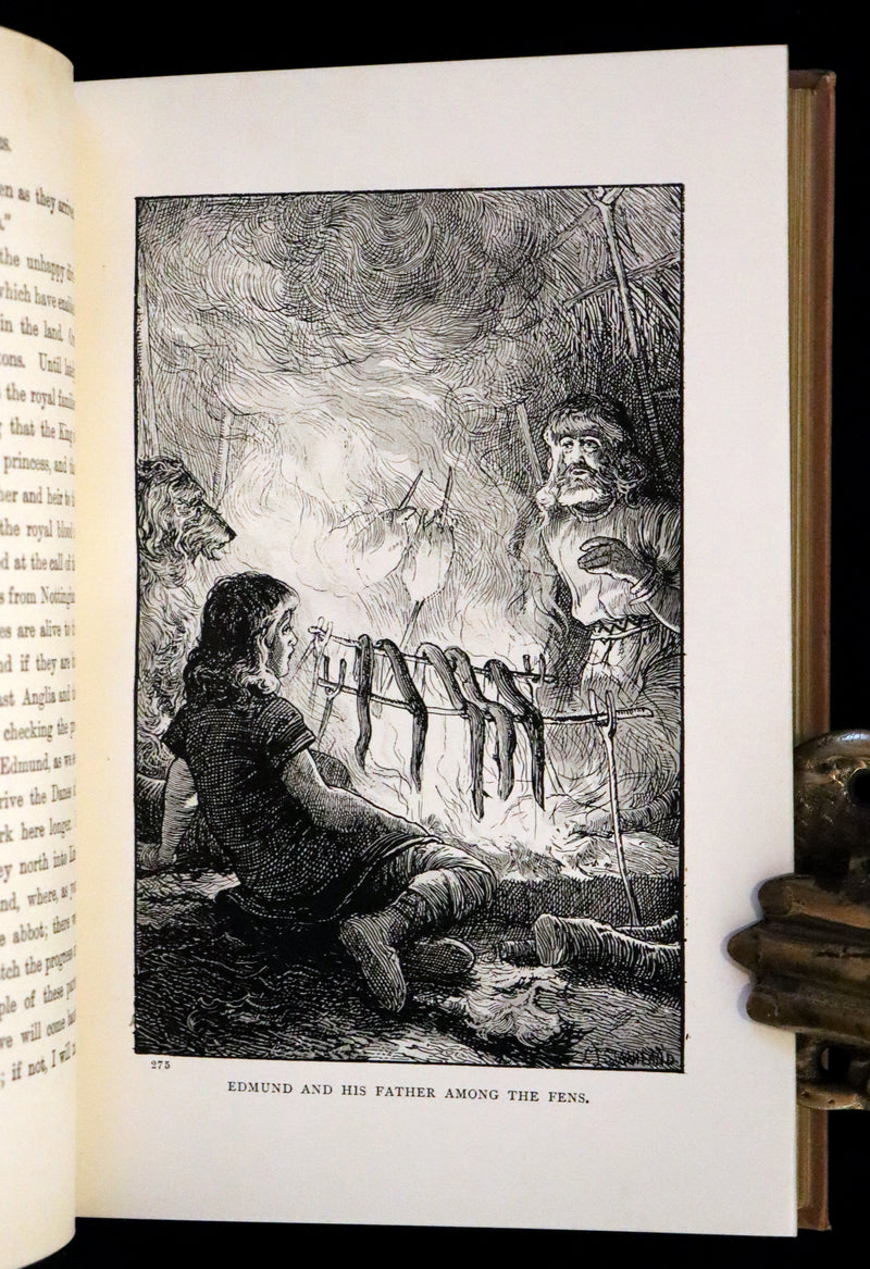 1890 Rare Book - The Dragon and the Raven,The Days of King Alfred by G.A. Henty