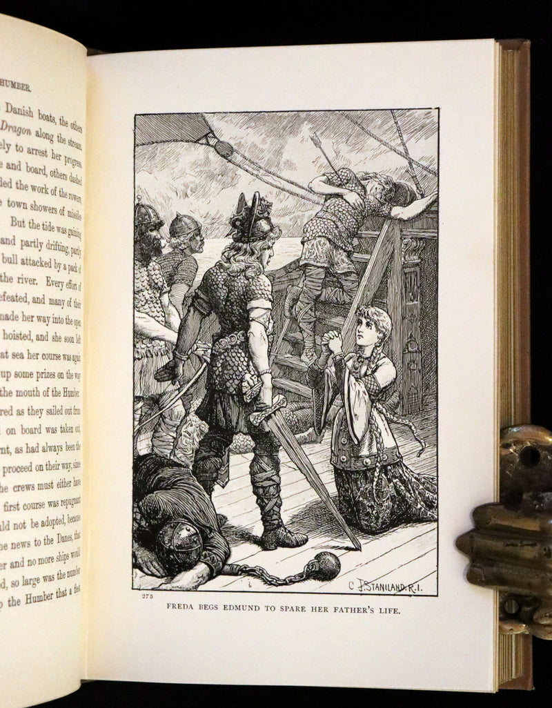 1890 Rare Book - The Dragon and the Raven,The Days of King Alfred by G.A. Henty