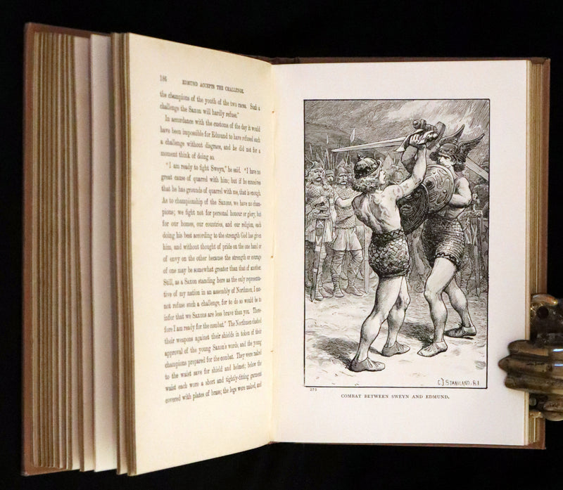 1890 Rare Book - The Dragon and the Raven,The Days of King Alfred by G.A. Henty