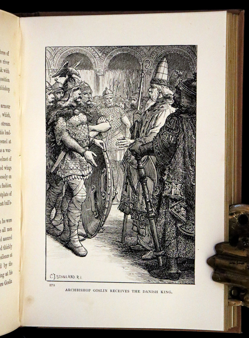 1890 Rare Book - The Dragon and the Raven,The Days of King Alfred by G.A. Henty