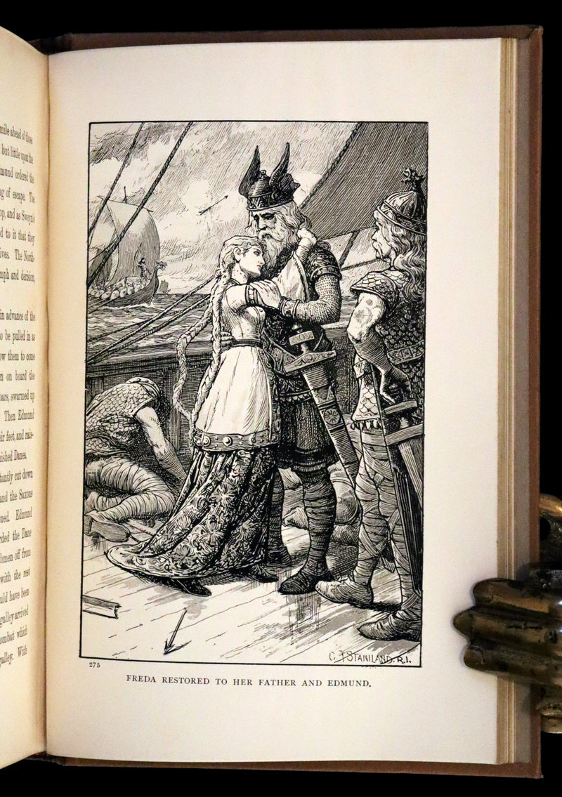 1890 Rare Book - The Dragon and the Raven,The Days of King Alfred by G.A. Henty