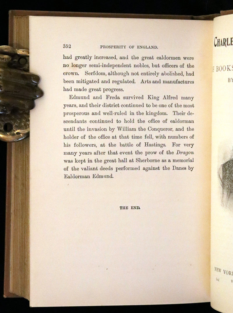 1890 Rare Book - The Dragon and the Raven,The Days of King Alfred by G.A. Henty