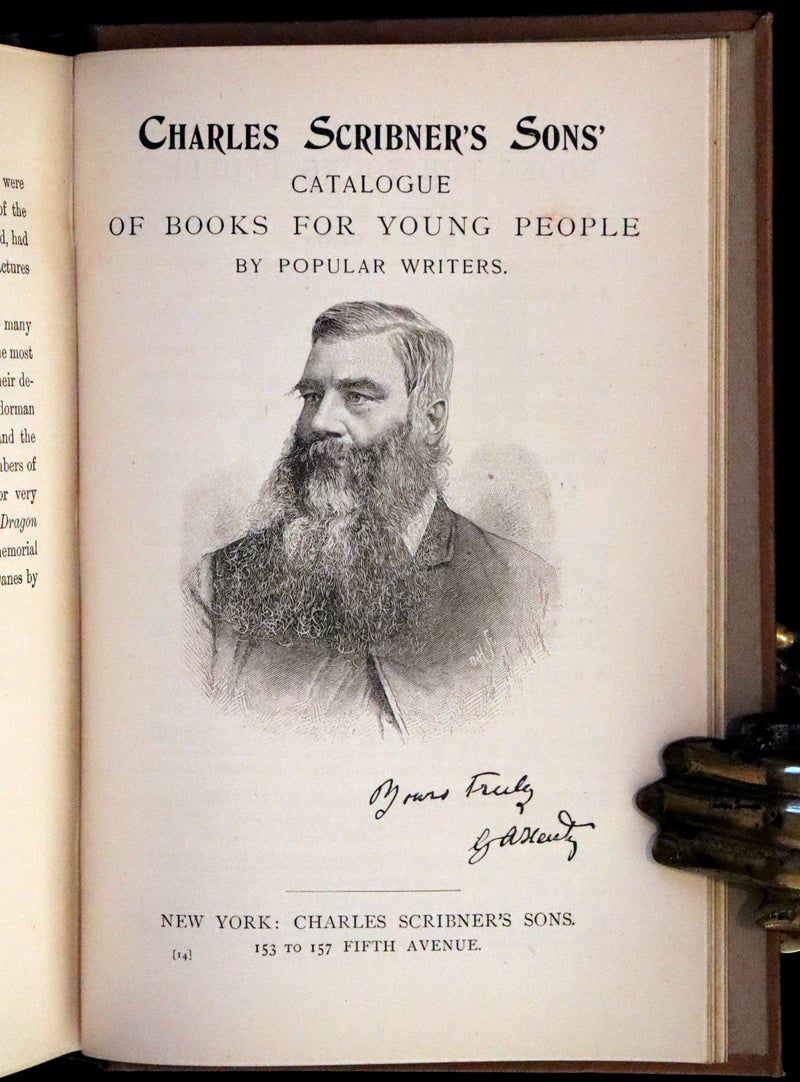 1890 Rare Book - The Dragon and the Raven,The Days of King Alfred by G.A. Henty