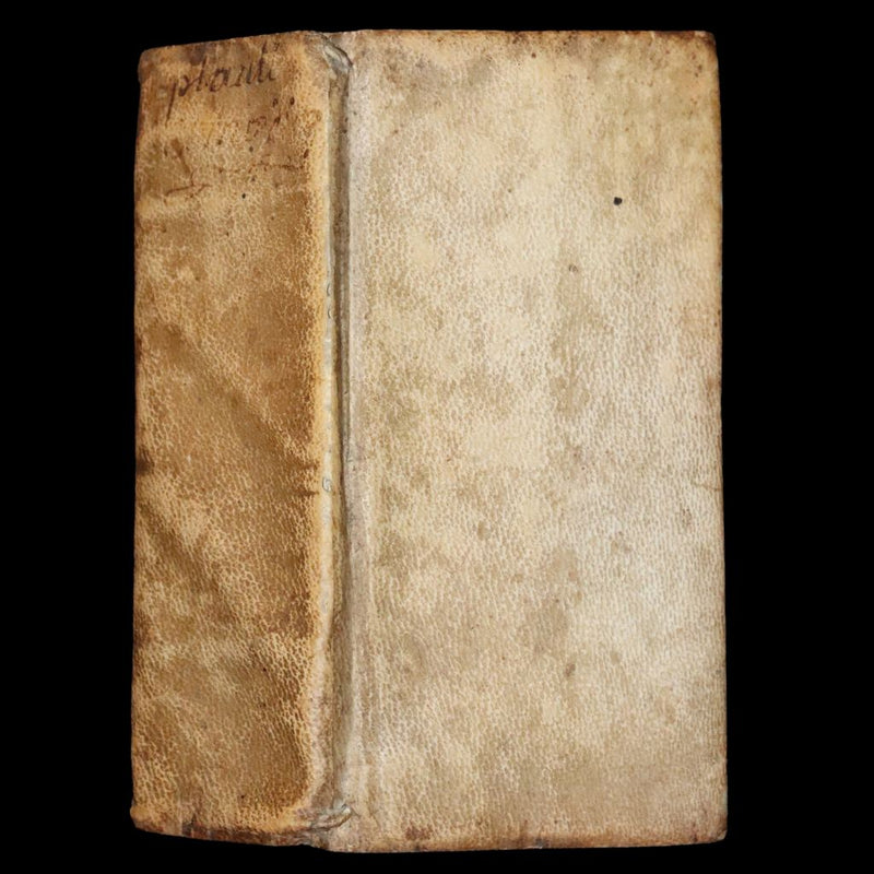 1652 Rare Vellum Latin Book - Plautus Plays, Plauti Comoediae Superstites XX