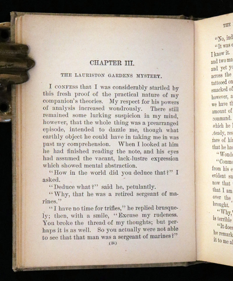 1895 Scarce Edition - A Study in Scarlet, Sherlock Holmes and Dr. Watson