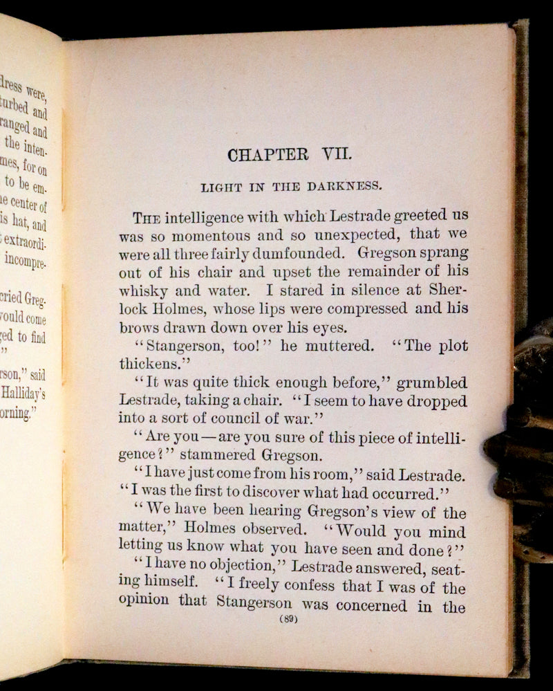 1895 Scarce Edition - A Study in Scarlet, Sherlock Holmes and Dr. Watson
