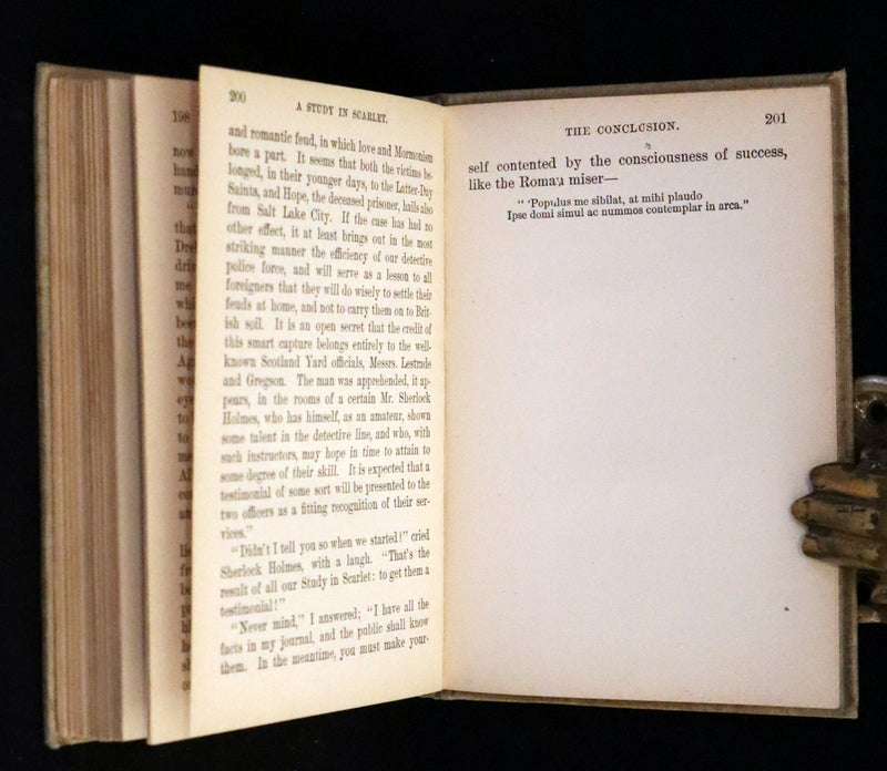 1895 Scarce Edition - A Study in Scarlet, Sherlock Holmes and Dr. Watson