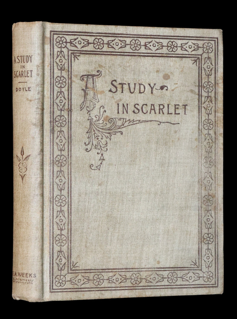 1895 Scarce Edition - A Study in Scarlet, Sherlock Holmes and Dr. Watson