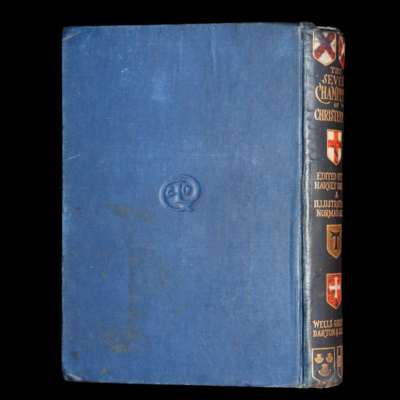 1915 Rare Book - The Seven Champions Of Christendom by F. J. Harvey Darton
