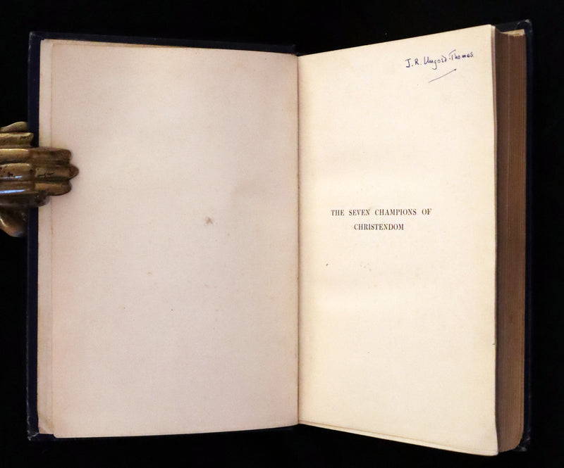 1915 Rare Book - The Seven Champions Of Christendom by F. J. Harvey Darton